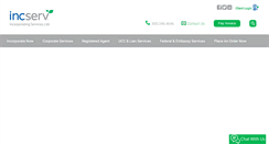 Desktop Screenshot of incserv.com